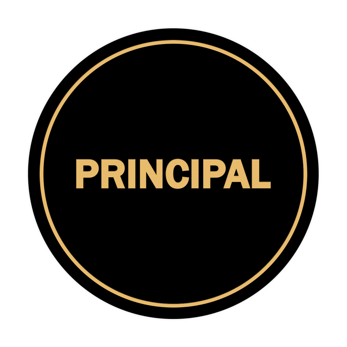 Signs ByLITA Circle Principal Sign