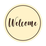 Signs ByLITA Circle Welcome Sign