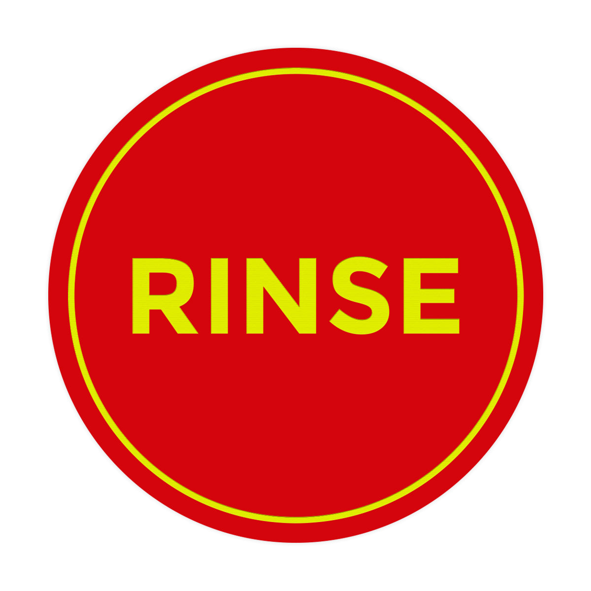 Signs ByLITA Circle Rinse Sign