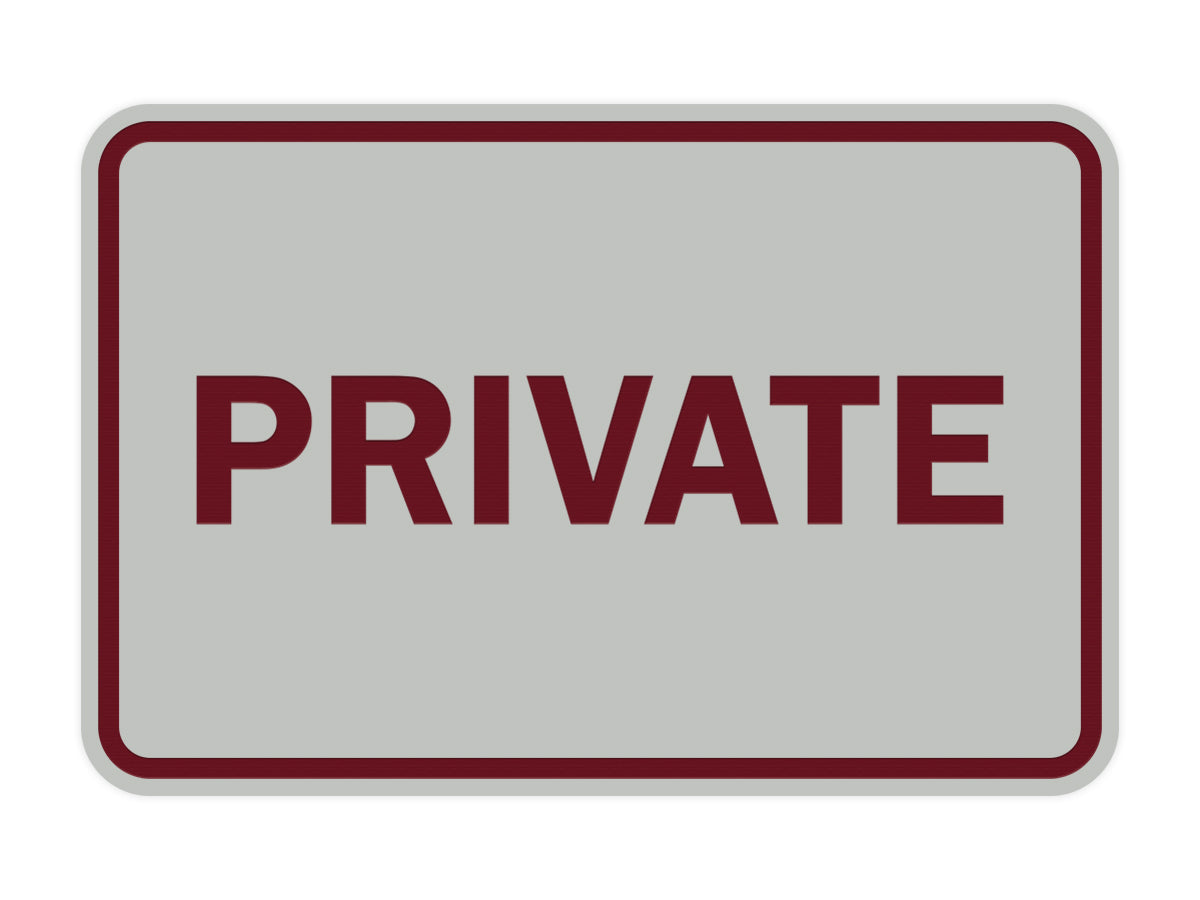 Signs ByLITA Classic Framed Private