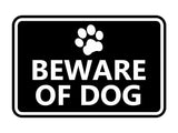 Signs ByLITA Classic Framed Beware of Dog Sign