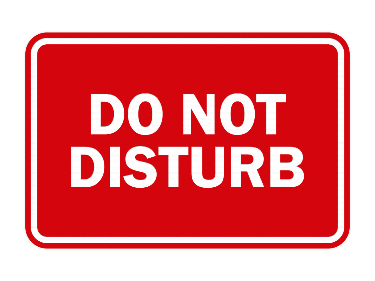Signs ByLITA Classic Do Not Disturb Sign