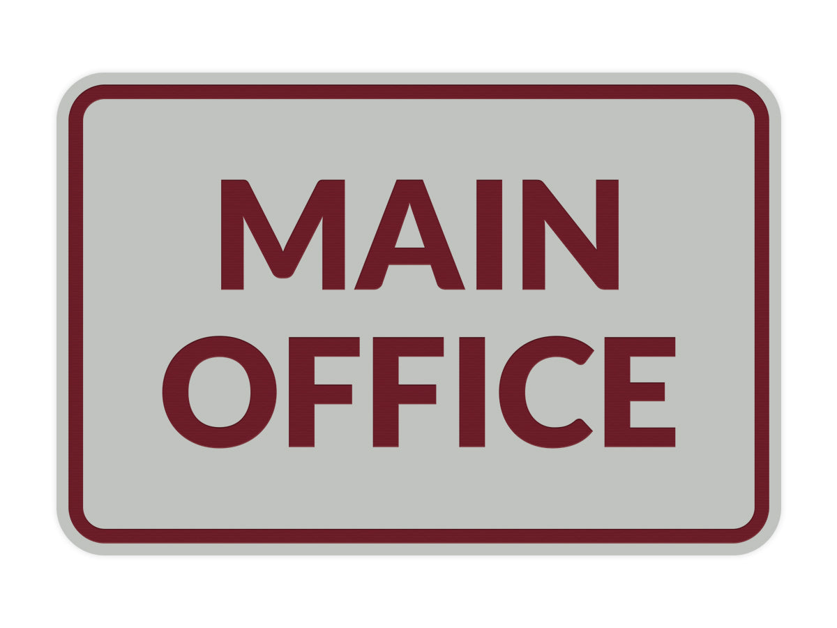 Signs ByLITA Classic Framed Main Office Sign