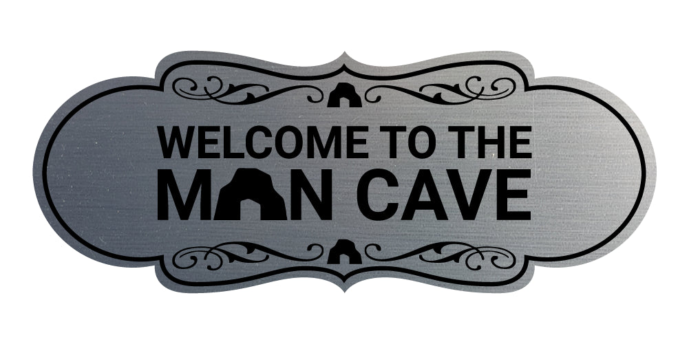 Designer Welcome to the Man Cave Wall or Door Sign