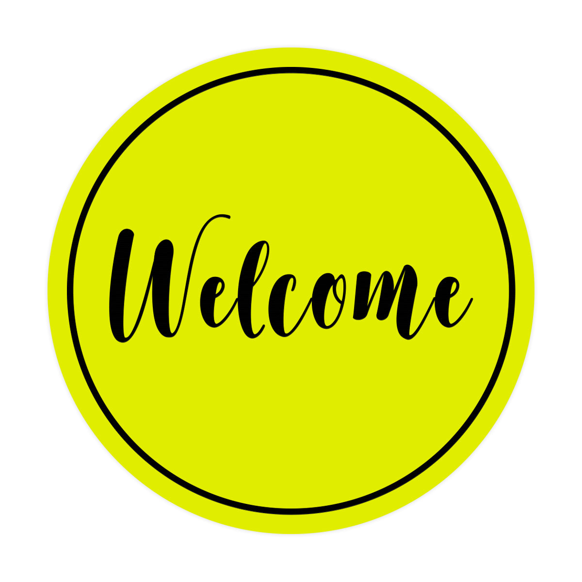 Signs ByLITA Circle Welcome Sign