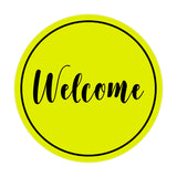 Signs ByLITA Circle Welcome Sign