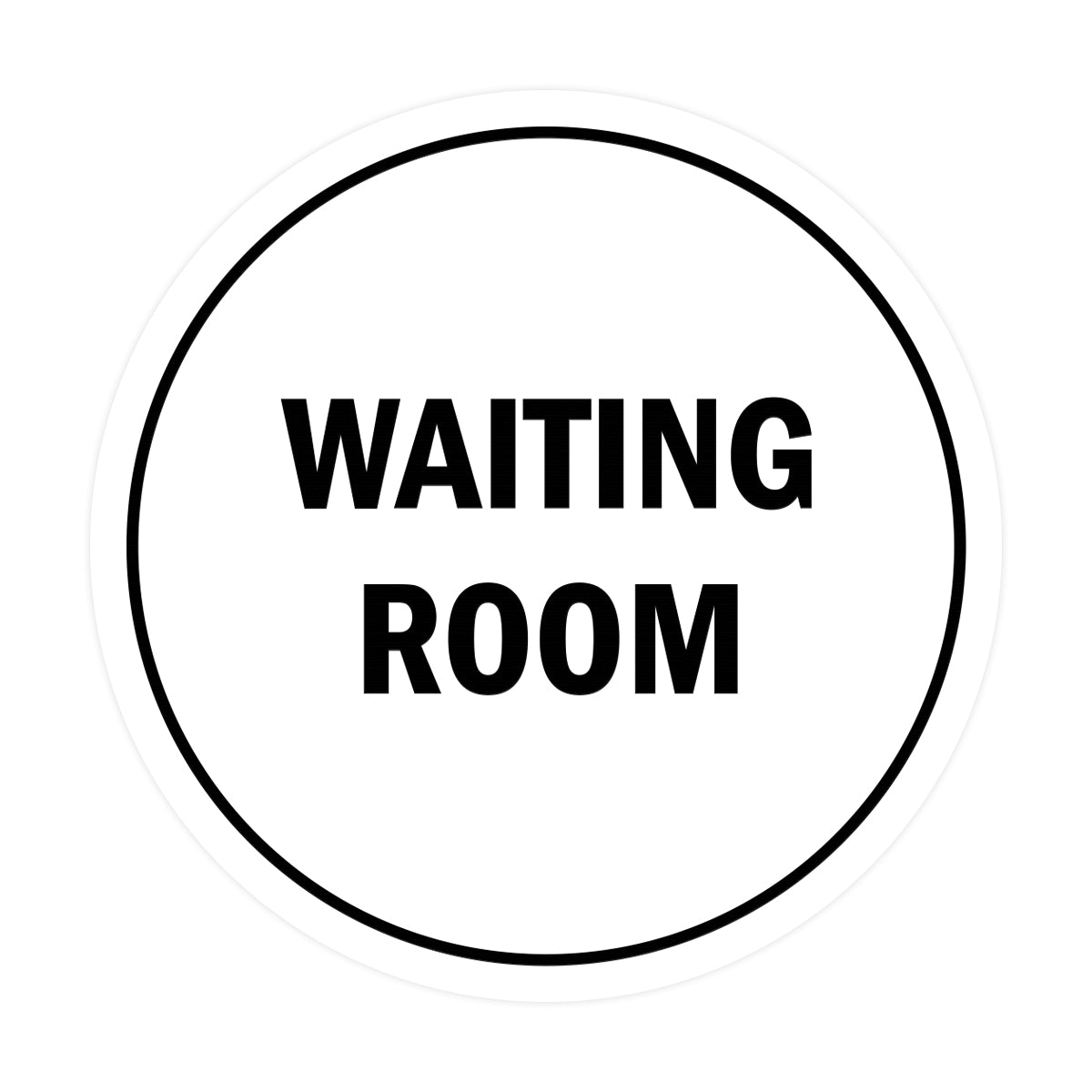 Signs ByLITA Circle Waiting Room Sign