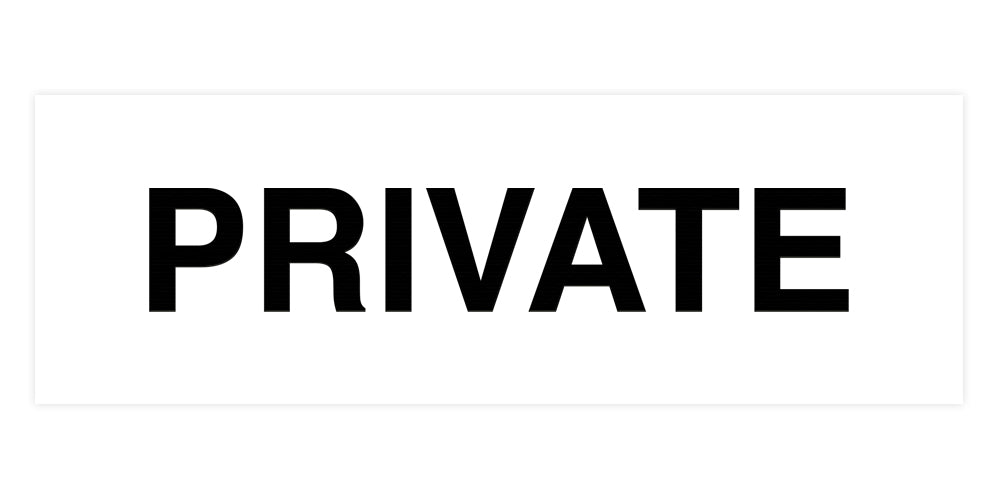 Signs ByLITA Basic Private Sign