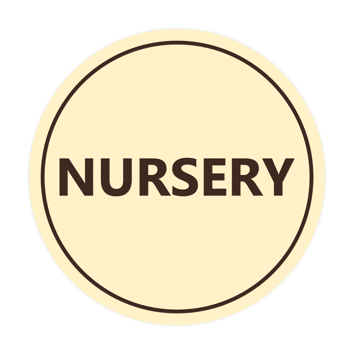 Signs ByLITA Circle Nursery Sign