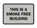 Signs ByLITA Classic Framed This is a Smoke Free Building Sign