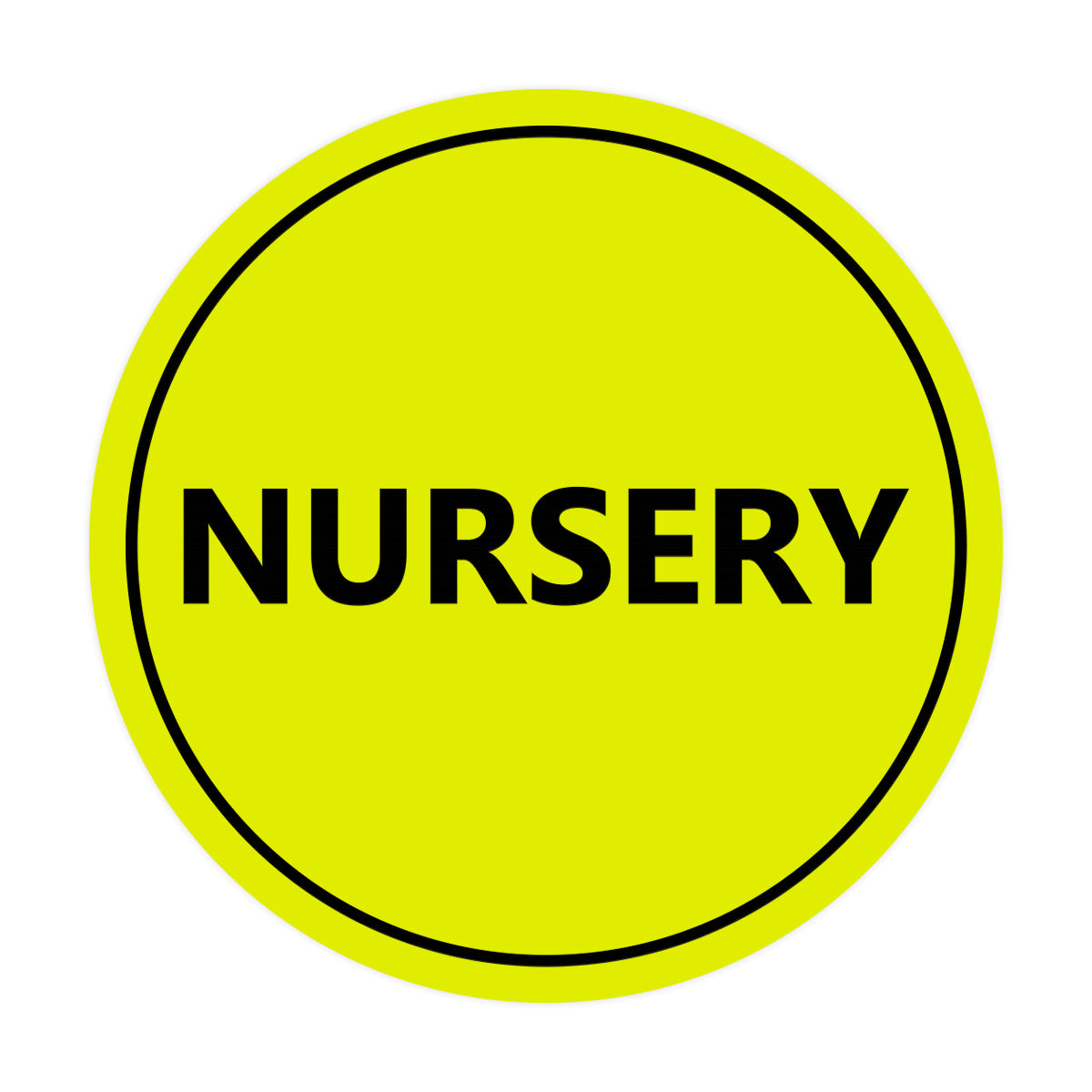 Signs ByLITA Circle Nursery Sign
