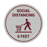 Signs ByLITA Circle Social Distancing Sign