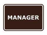 Signs ByLITA Classic Framed Manager