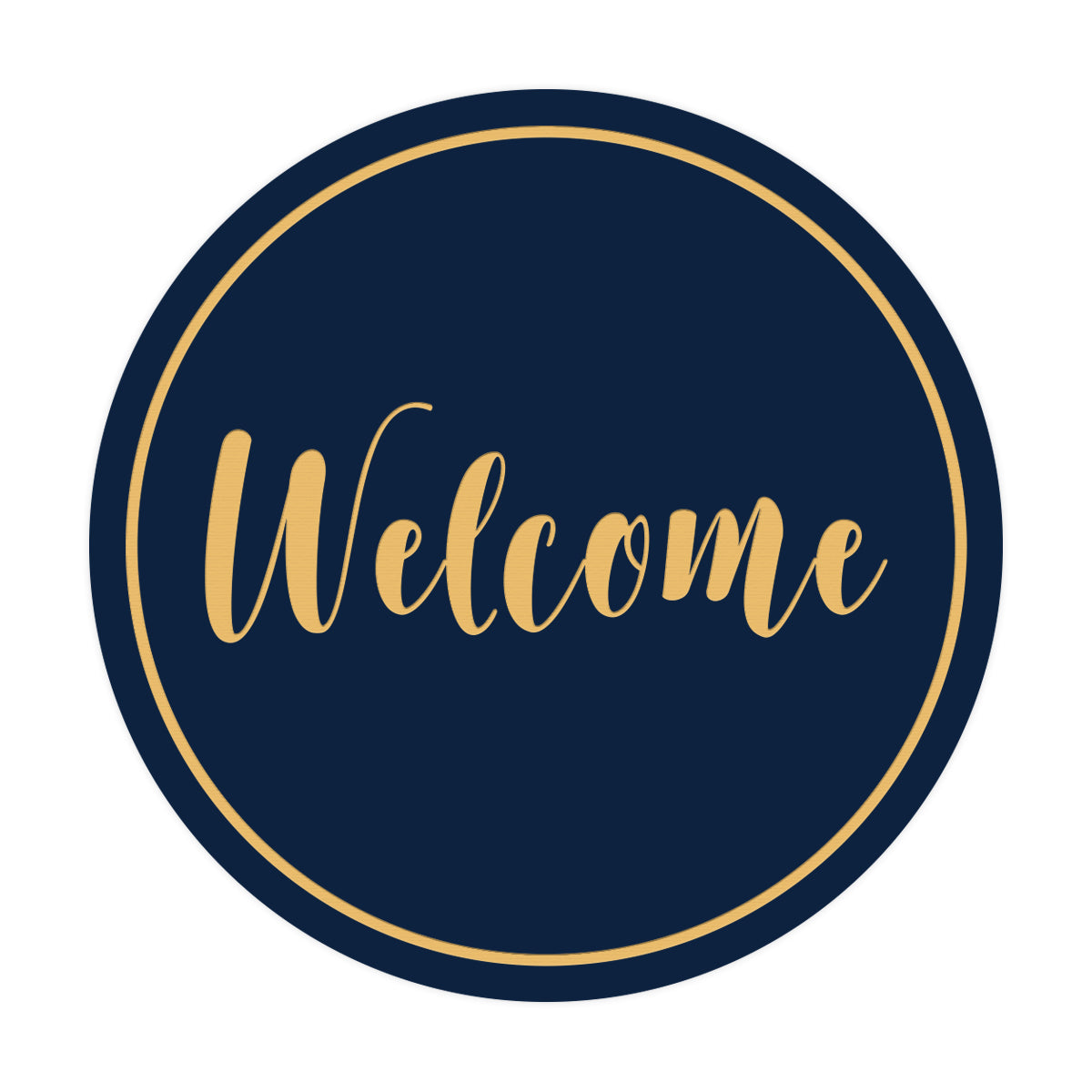 Signs ByLITA Circle Welcome Sign