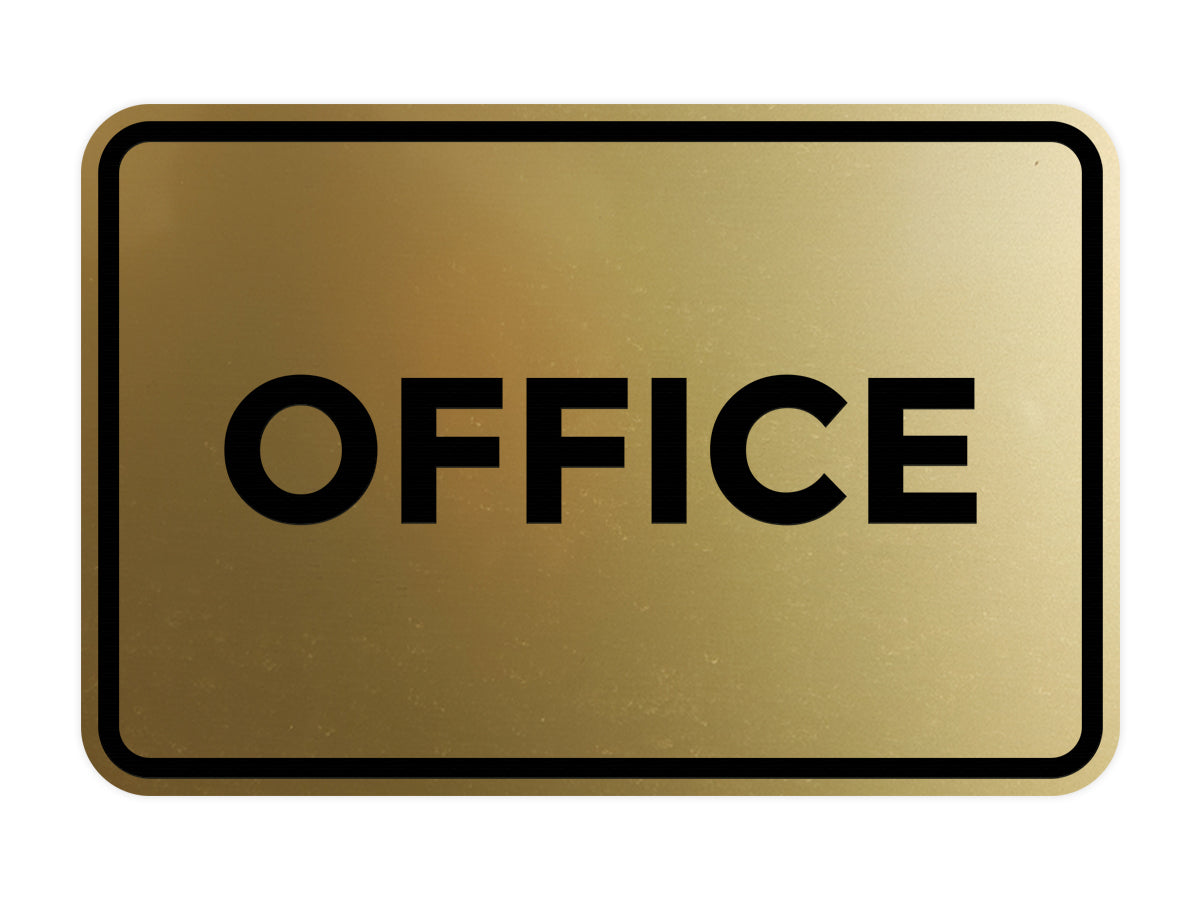 Signs ByLITA Classic Framed Office Sign