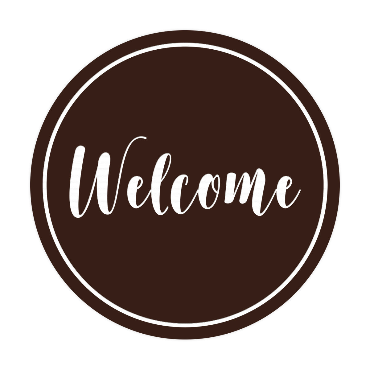 Signs ByLITA Circle Welcome Sign