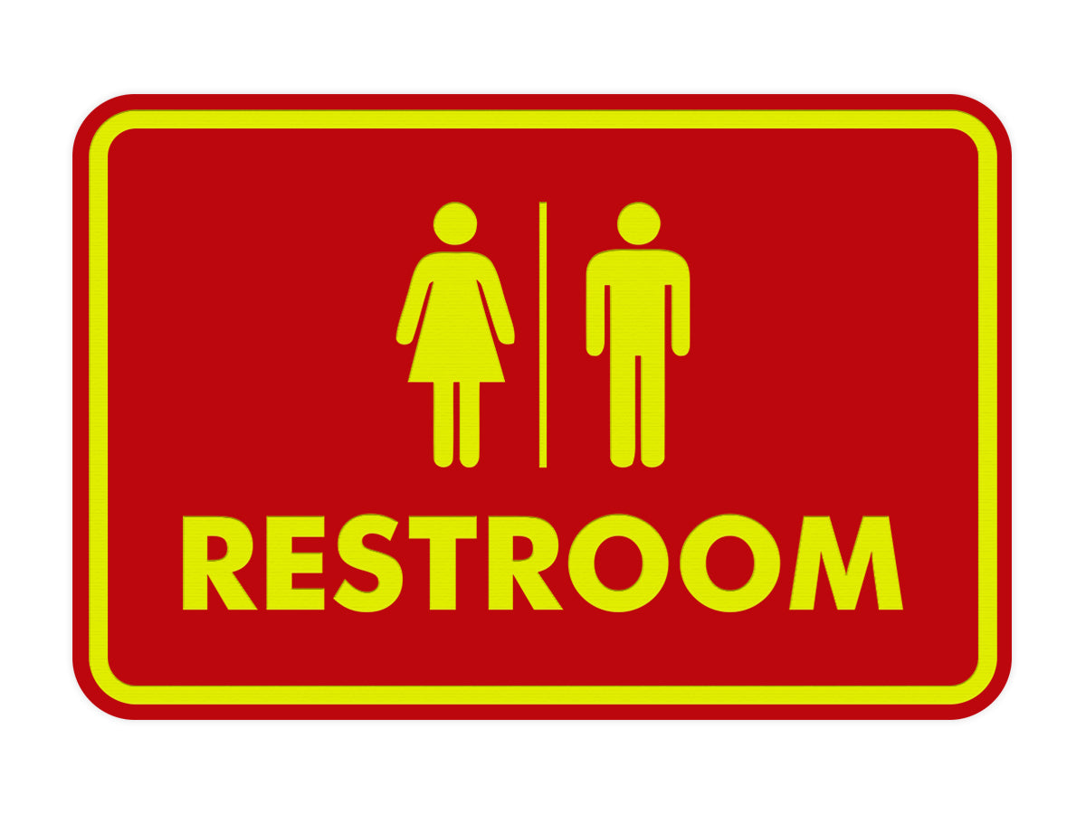 Signs ByLITA Classic All Gender Restroom Sign