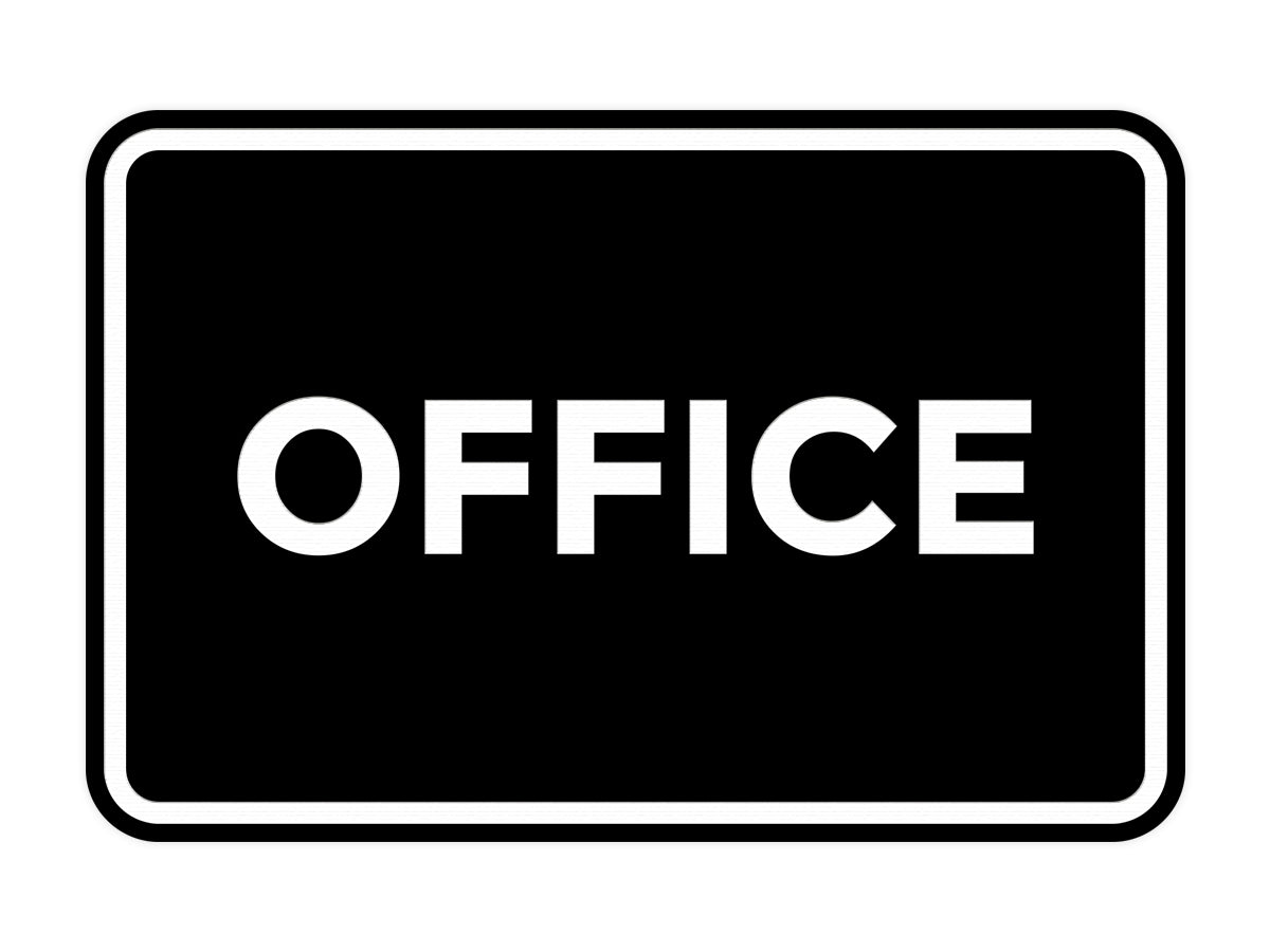 Signs ByLITA Classic Framed Office Sign