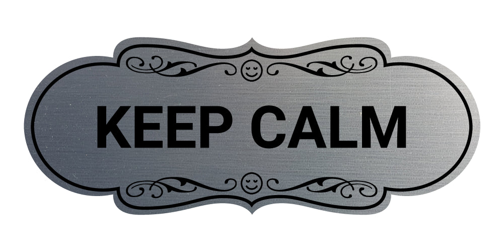 Designer Keep Calm Wall or Door Sign