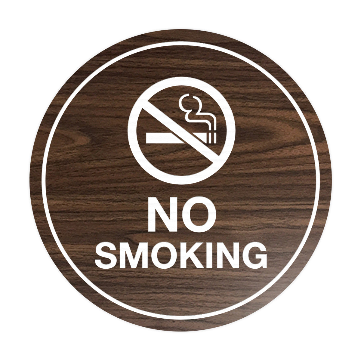 Signs ByLITA Circle No Smoking Sign