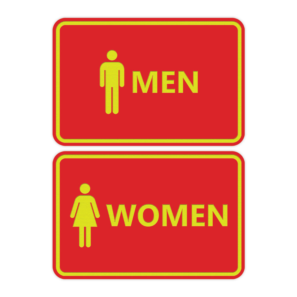 Signs ByLITA Classic Framed Men Women Sign Set