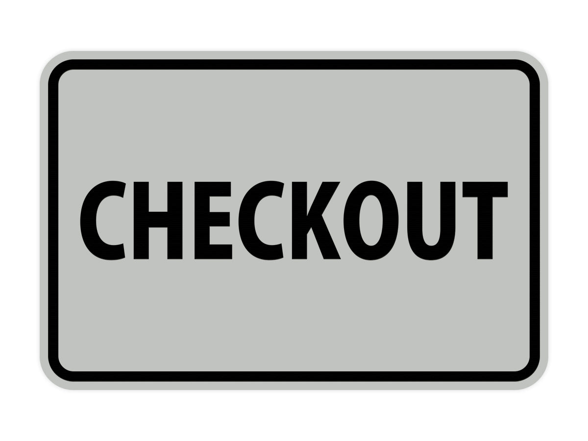 Signs ByLITA Classic Checkout Sign