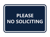 Signs ByLITA Classic Framed Please No Soliciting Sign