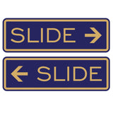 Classic Slide Door Sign