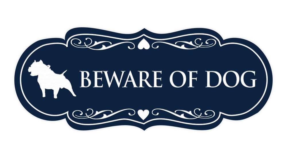 Signs ByLITA Designer Beware of Dog Sign
