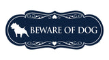 Signs ByLITA Designer Beware of Dog Sign