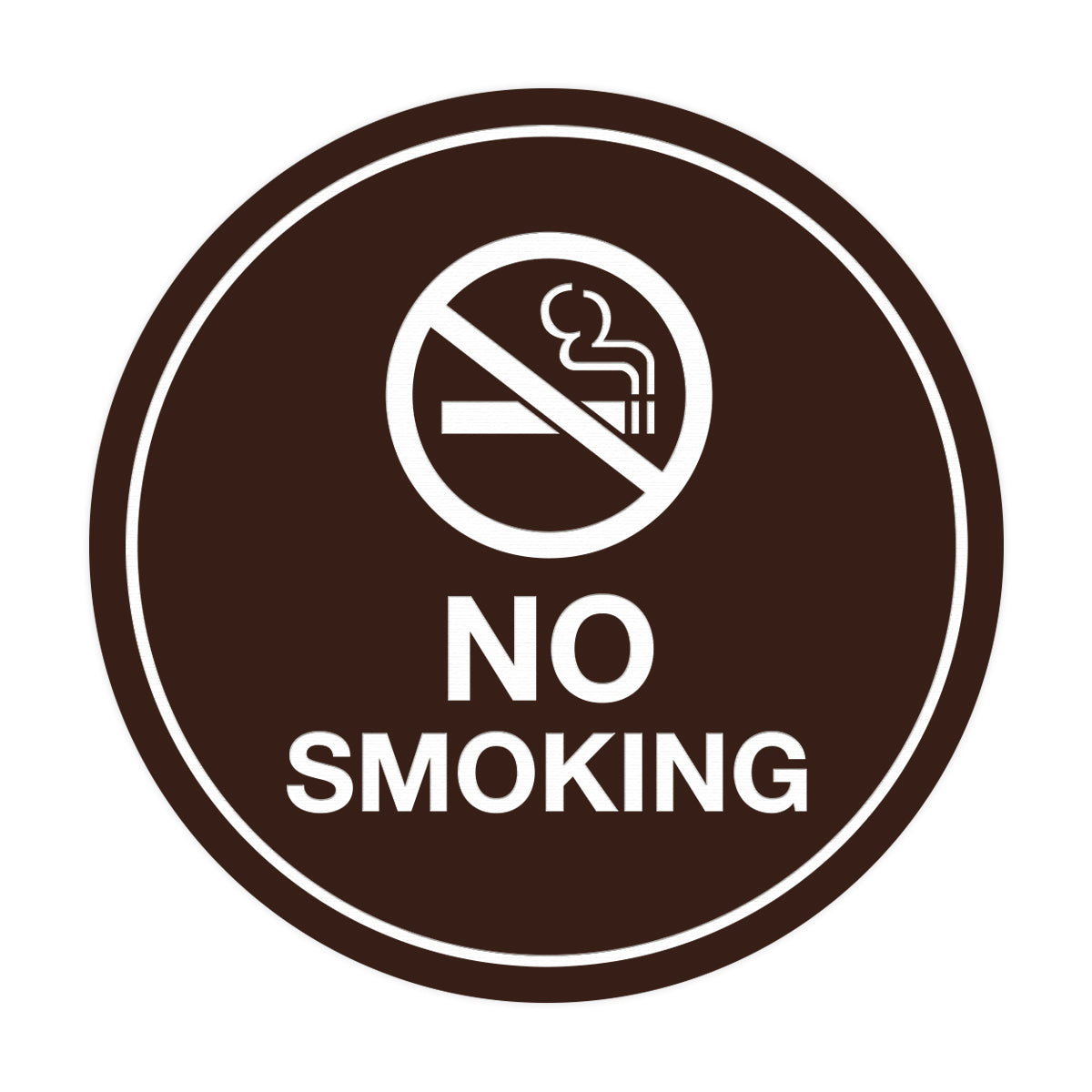 Signs ByLITA Circle No Smoking Sign