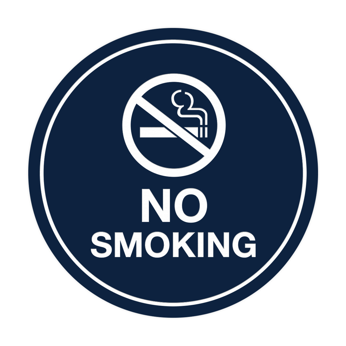 Signs ByLITA Circle No Smoking Sign
