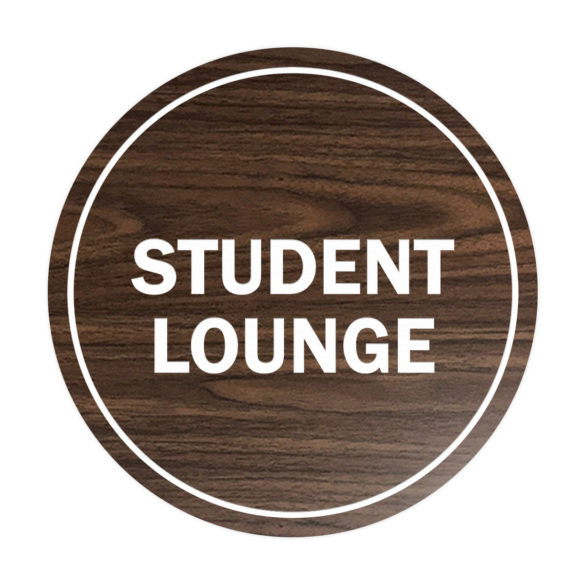 Signs ByLITA Circle Student Lounge Sign