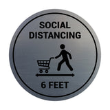 Signs ByLITA Circle Social Distancing Sign