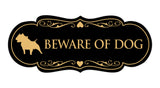 Signs ByLITA Designer Beware of Dog Sign