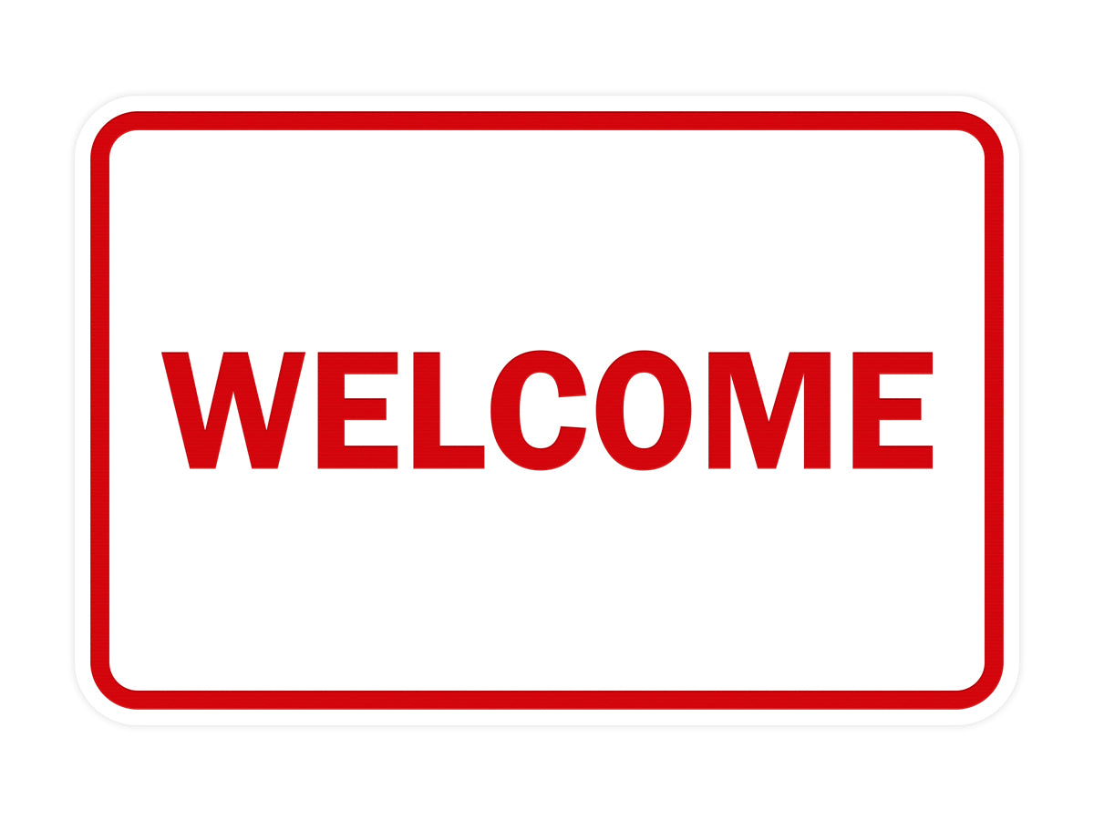 Signs ByLITA Classic Framed Welcome Sign