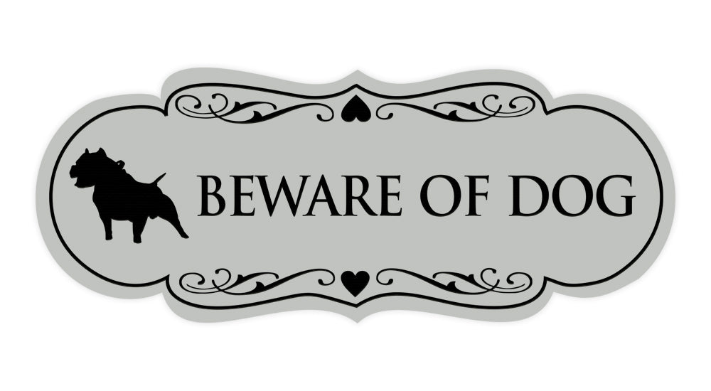 Signs ByLITA Designer Beware of Dog Sign