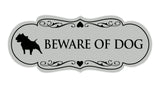 Signs ByLITA Designer Beware of Dog Sign