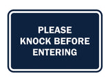 Signs ByLITA Classic Framed Please Knock Before Entering
