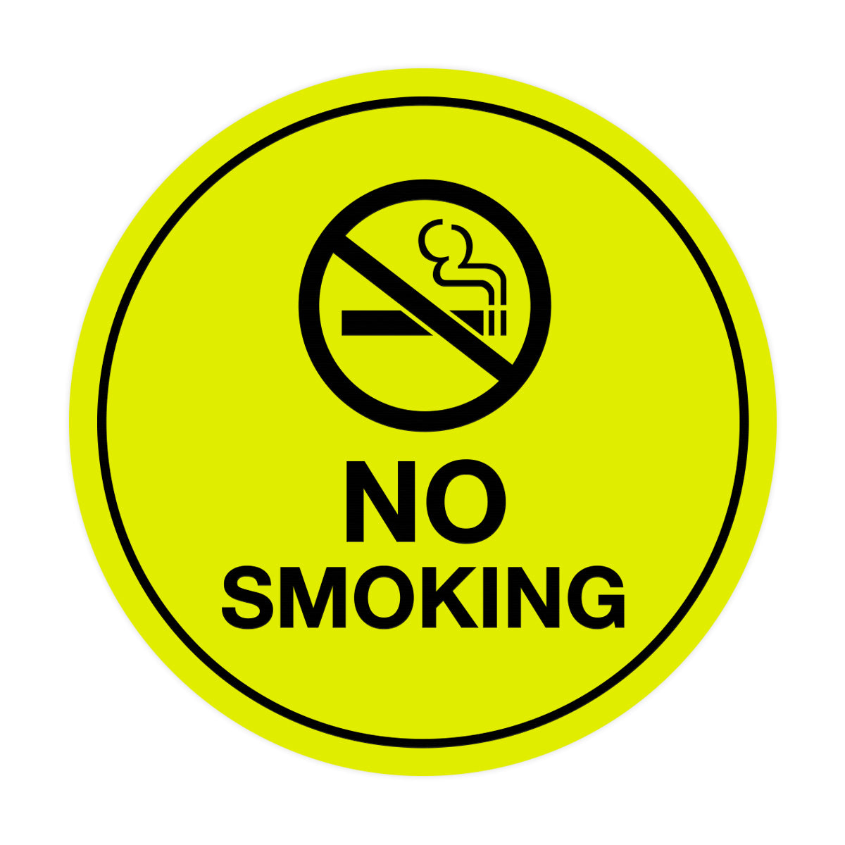 Signs ByLITA Circle No Smoking Sign
