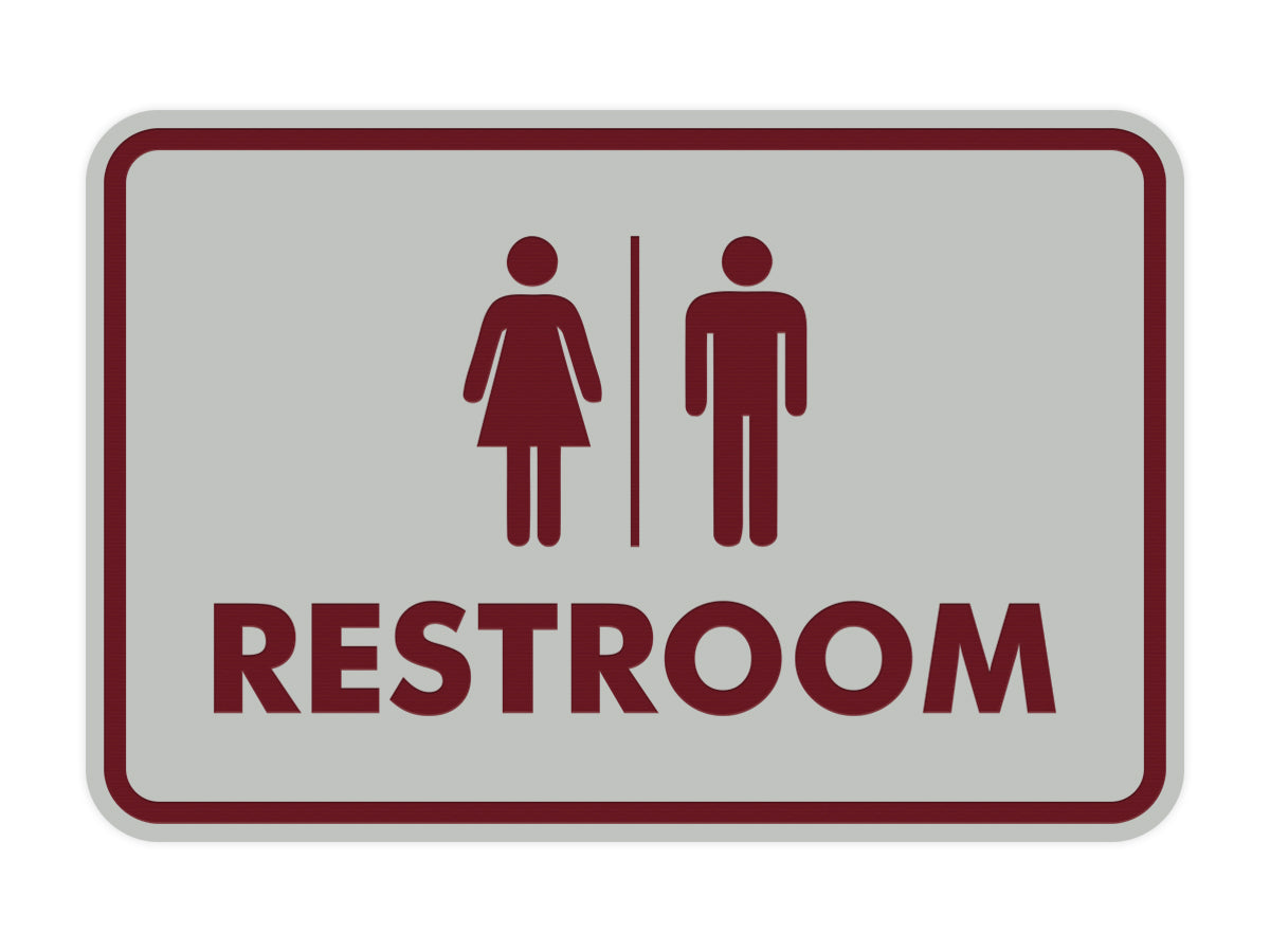 Signs ByLITA Classic All Gender Restroom Sign