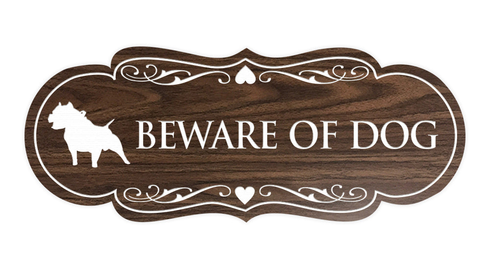 Signs ByLITA Designer Beware of Dog Sign