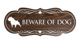 Signs ByLITA Designer Beware of Dog Sign