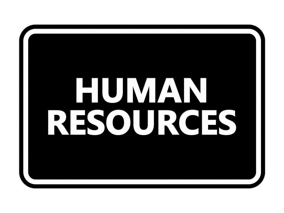 Signs ByLITA Classic Human Resources Sign