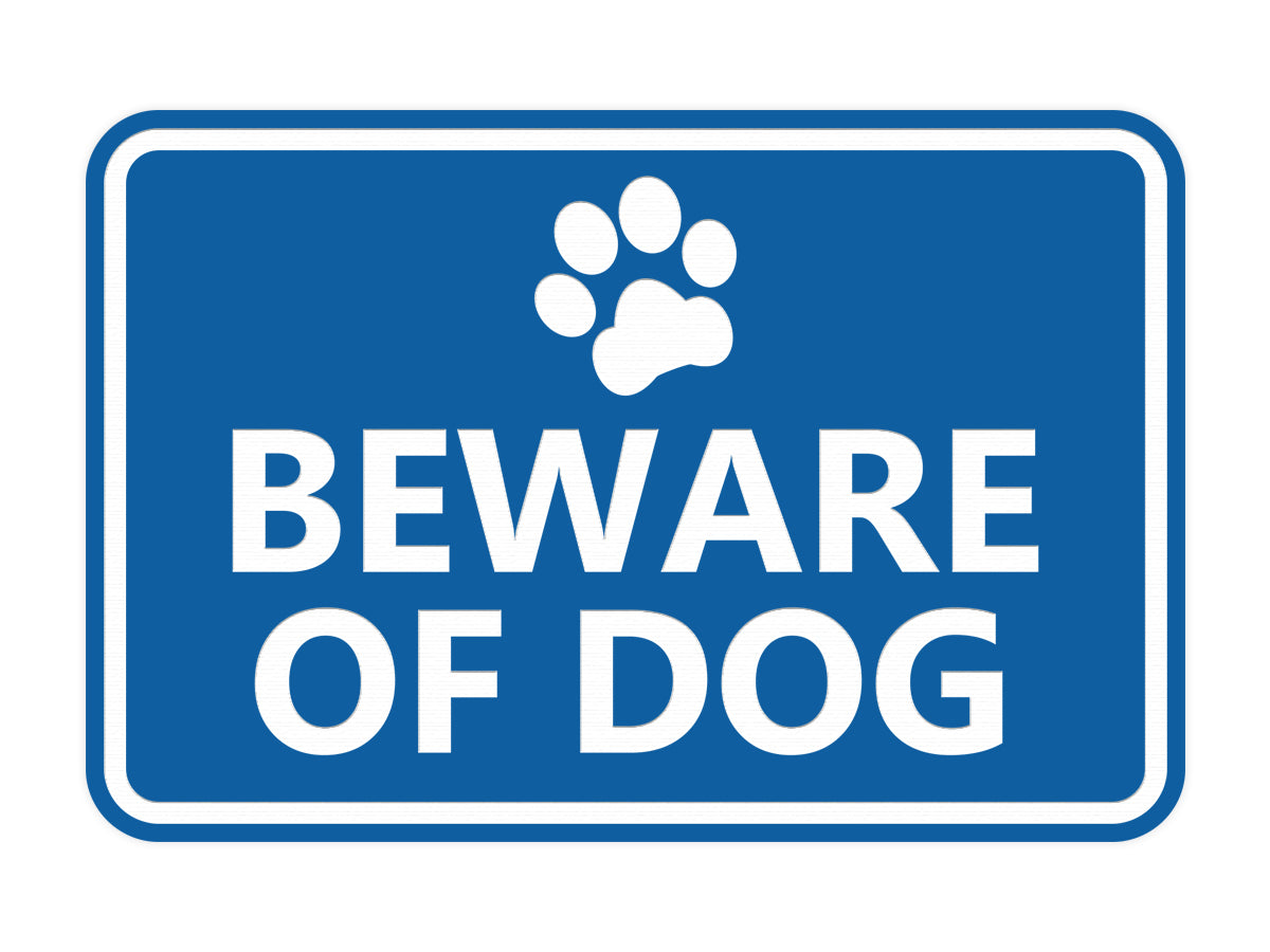 Signs ByLITA Classic Framed Beware of Dog Sign