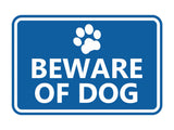 Signs ByLITA Classic Framed Beware of Dog Sign