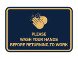 Signs ByLITA Classic Framed Please Wash Your Hands Sign