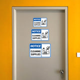Classic Framed Plus Notice Cleaning Supplies Door or Wall Sign | Health & Office Signage