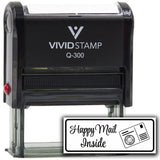 All Quality Happy Mail Inside Self-Inking Rubber Stamp | Business and Packaging Stamps