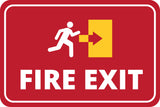 Classic Framed Plus Fire Exit Wall or Door Sign | Workplace Health and Safety